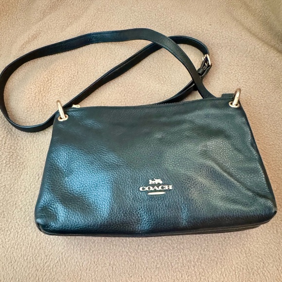 Coach Mia Crossbody Handbag Purse - Black - Picture 1 of 11